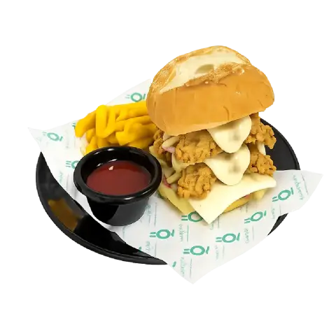 Double Chicken Burger