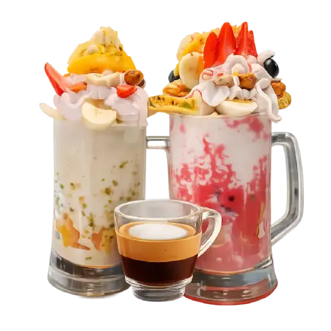2 medium Emperors with coffee