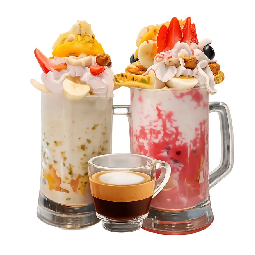 2 medium Emperors with coffee