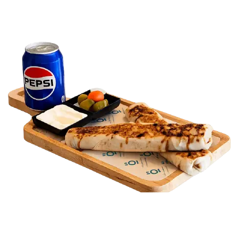 2x Small Chicken Shawarma + 1 Soft Drink
