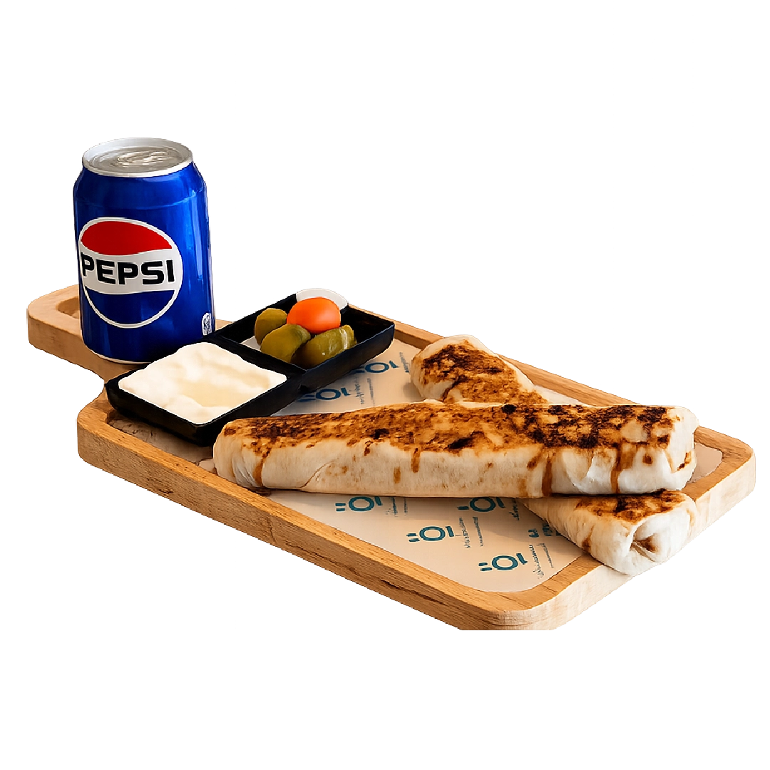 2x Small Chicken Shawarma + 1 Soft Drink