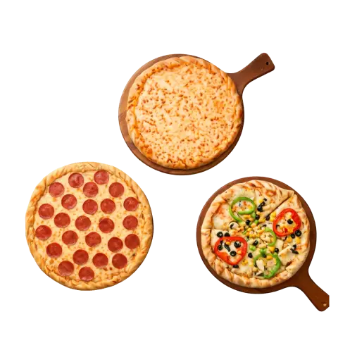 3 pizza