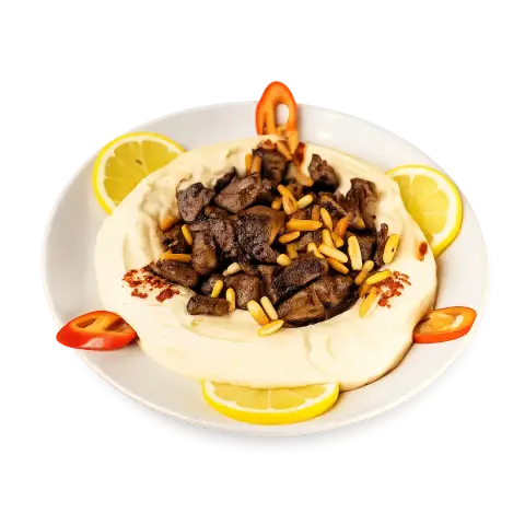 Hummus with Meat